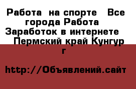 Работа  на спорте - Все города Работа » Заработок в интернете   . Пермский край,Кунгур г.